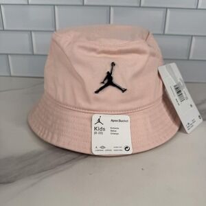 Jordan Apex Bucket Hat Kids 8-20 Legend Pink Jumpman Logo Cotton Unisex